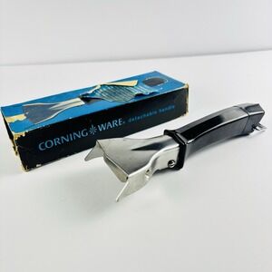 VINTAGE CORNING WARE DETACHABLE/LOCK-ON HANDLE P-10-HG W/ ORIGINAL BOX